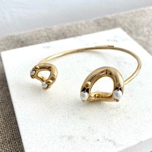 Rosantica Ingranaggio Gold-tone Pearl Cuff